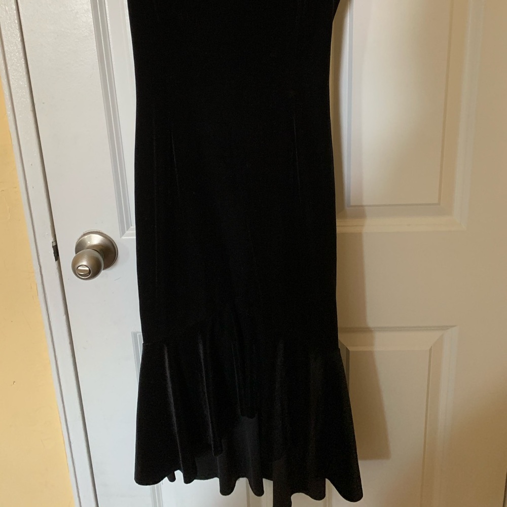 Black velvet Bloomingdales dress
